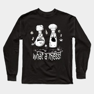 Salt and pepper- What a mess Long Sleeve T-Shirt